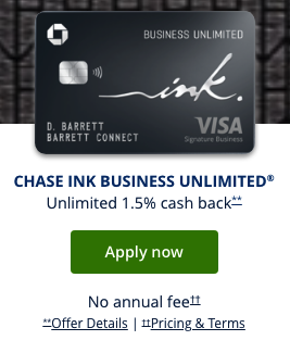 Як відкрити кредитну карту на прикладі Chase Business Unlimited