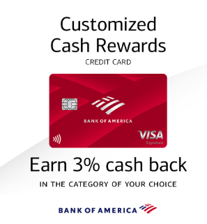 The Bank of America Cash Rewards credit card